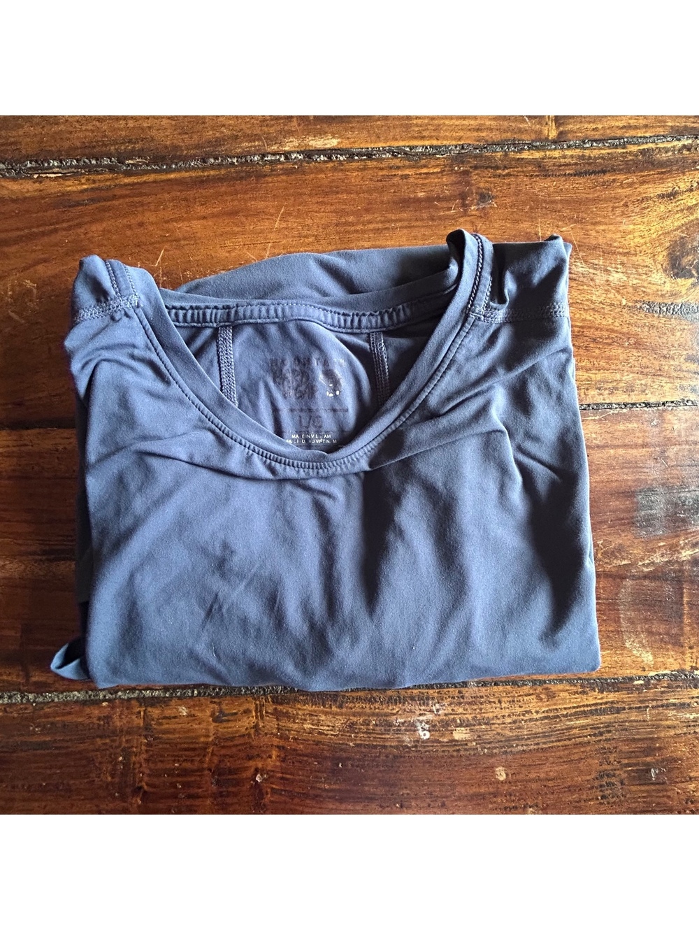 Mountain hardware grey blue women’s L. 3/4 sleeve hiking gorpcore